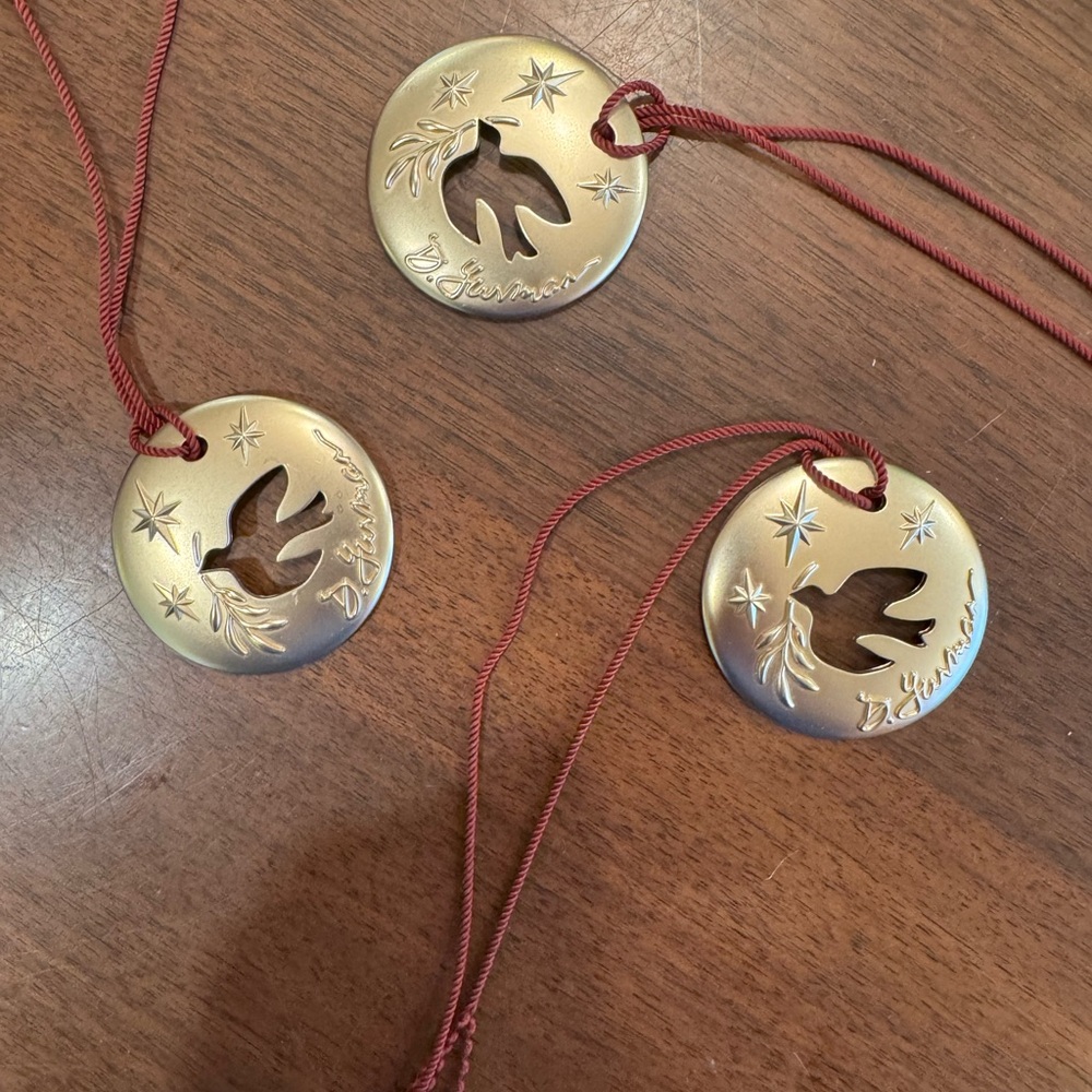 David Yurman Gift Tags with Red Cord - sold individually